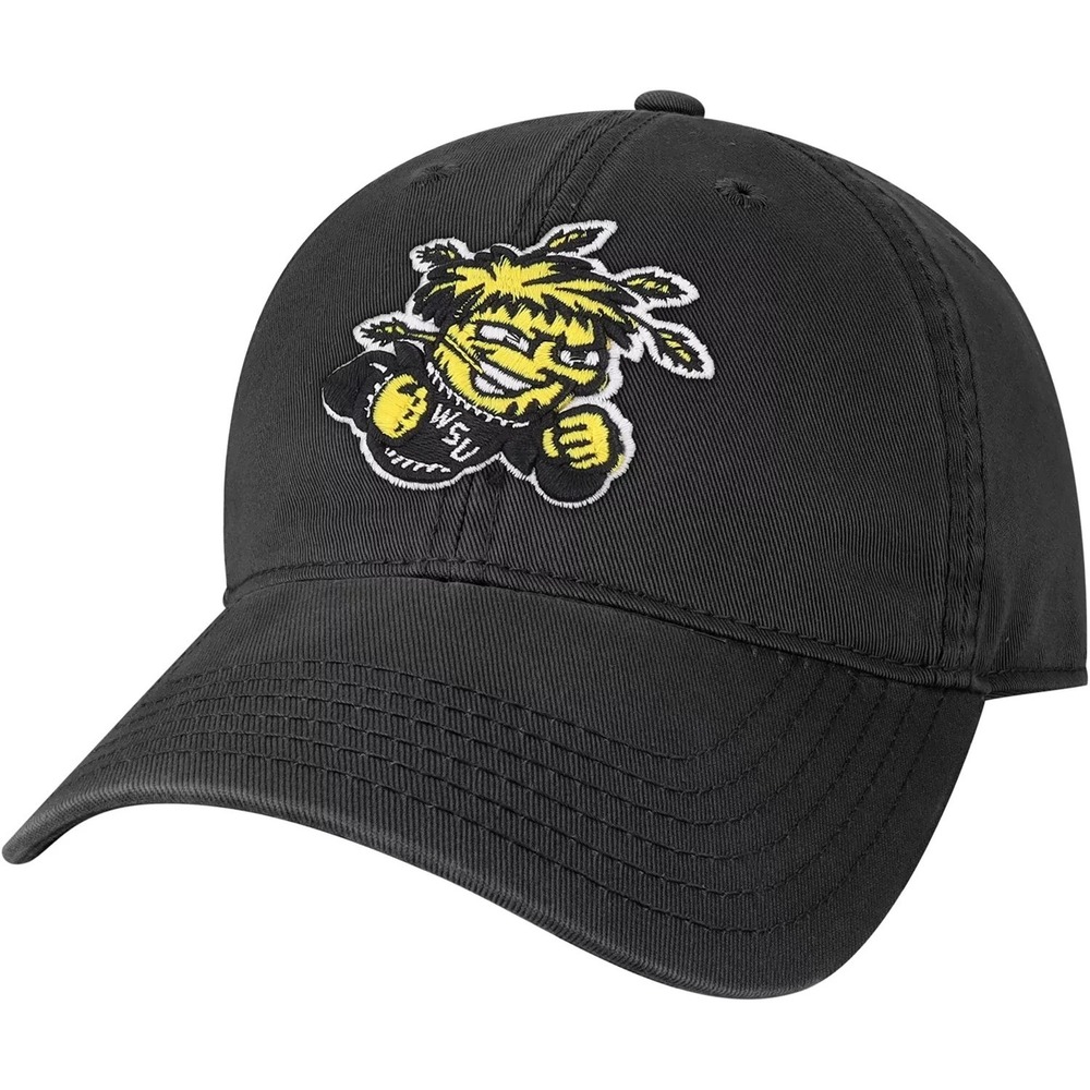 Legacy® (YOUTH ADJUSTABLE) Wichita State Shockers™ Relaxed‎ Twill Hat in Black
